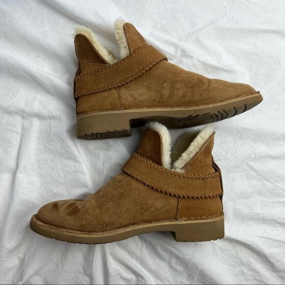 UGG McKay Classic Ankle Bootie in Chestnut Size 5 - Picture 4 of 9